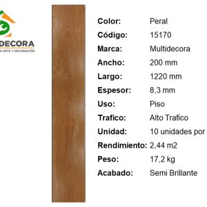 $ 11.500 m² c/IVA Piso flotante Peral 15170 8,3 mm