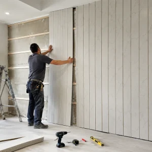 Servicio de instalación de panel PVC muro
